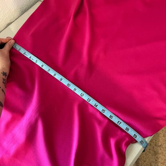 Beauticurve X Lane Bryant Pink Short Sleeve Fit & Flare Spring Dress Size 16 - Picture 13 of 15